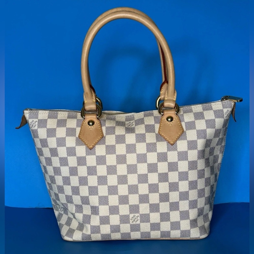 Louis Vuitton Damier Azur Saleya PM - Manufactured In 2006 In France